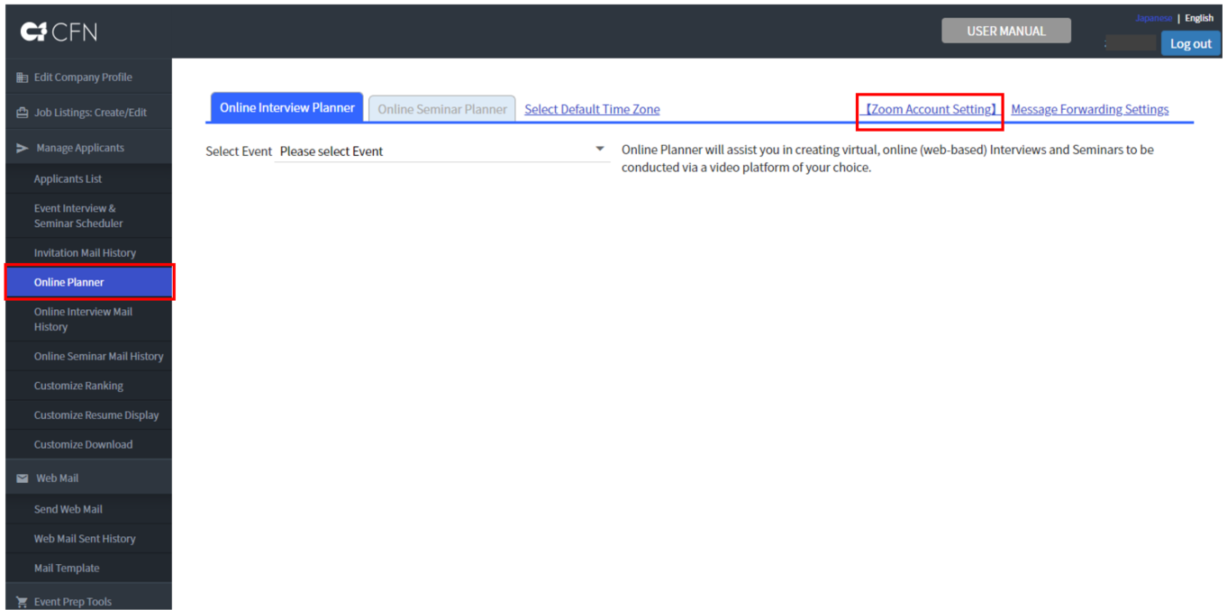 Connecting Online Planner with Zoom Accounts (en)